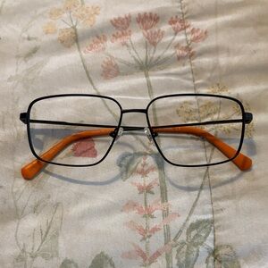 Harley-Davidson HD0945-002 Black and Orange Metal Eyewear